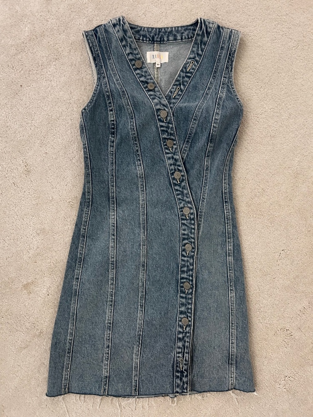 Rails Strand denim dress XS NEW without tag